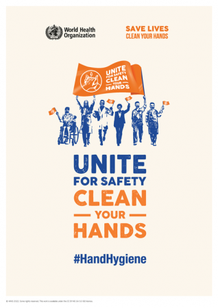 WHO Nurses and Midwives Clean Care Is In Your Hands Poster